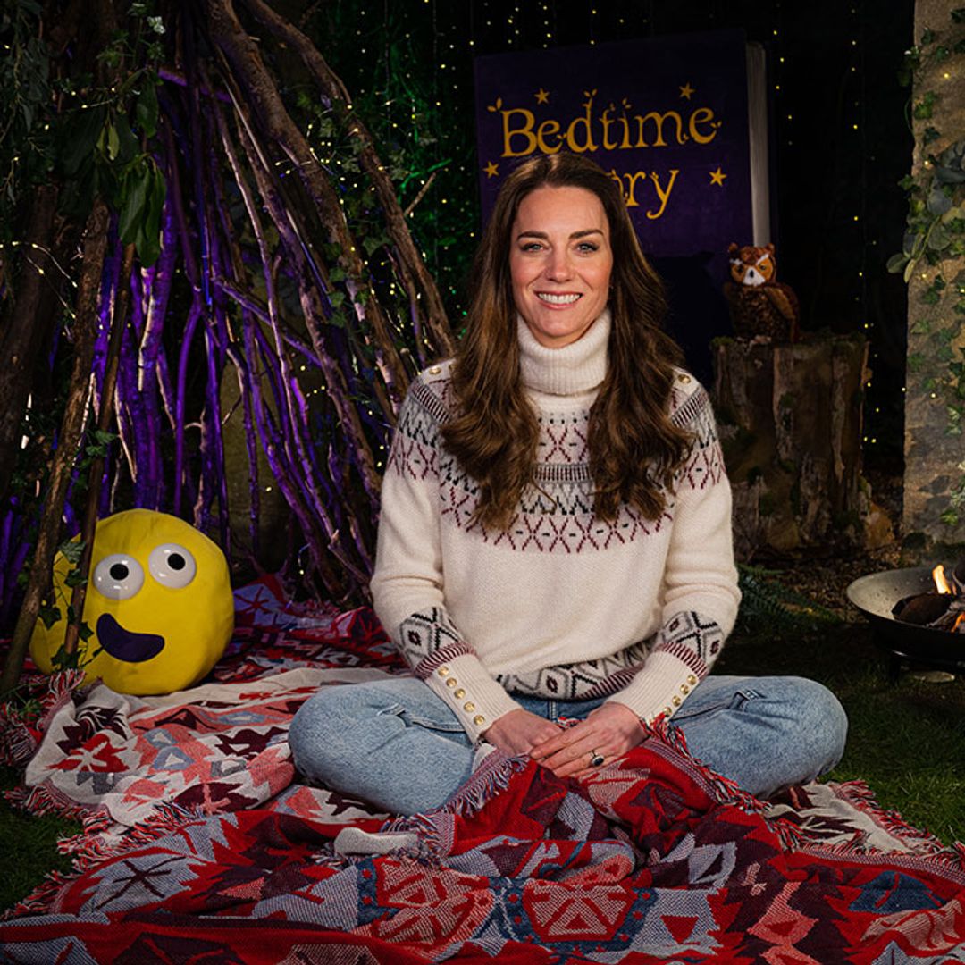 The Duchess of Cambridge reads children's bedtime story for CBeebies