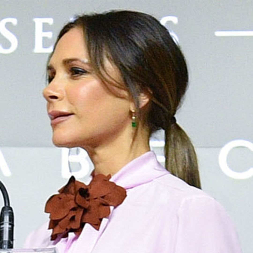 Victoria Beckham just wore the ultimate ruffle blouse - and posh high heels