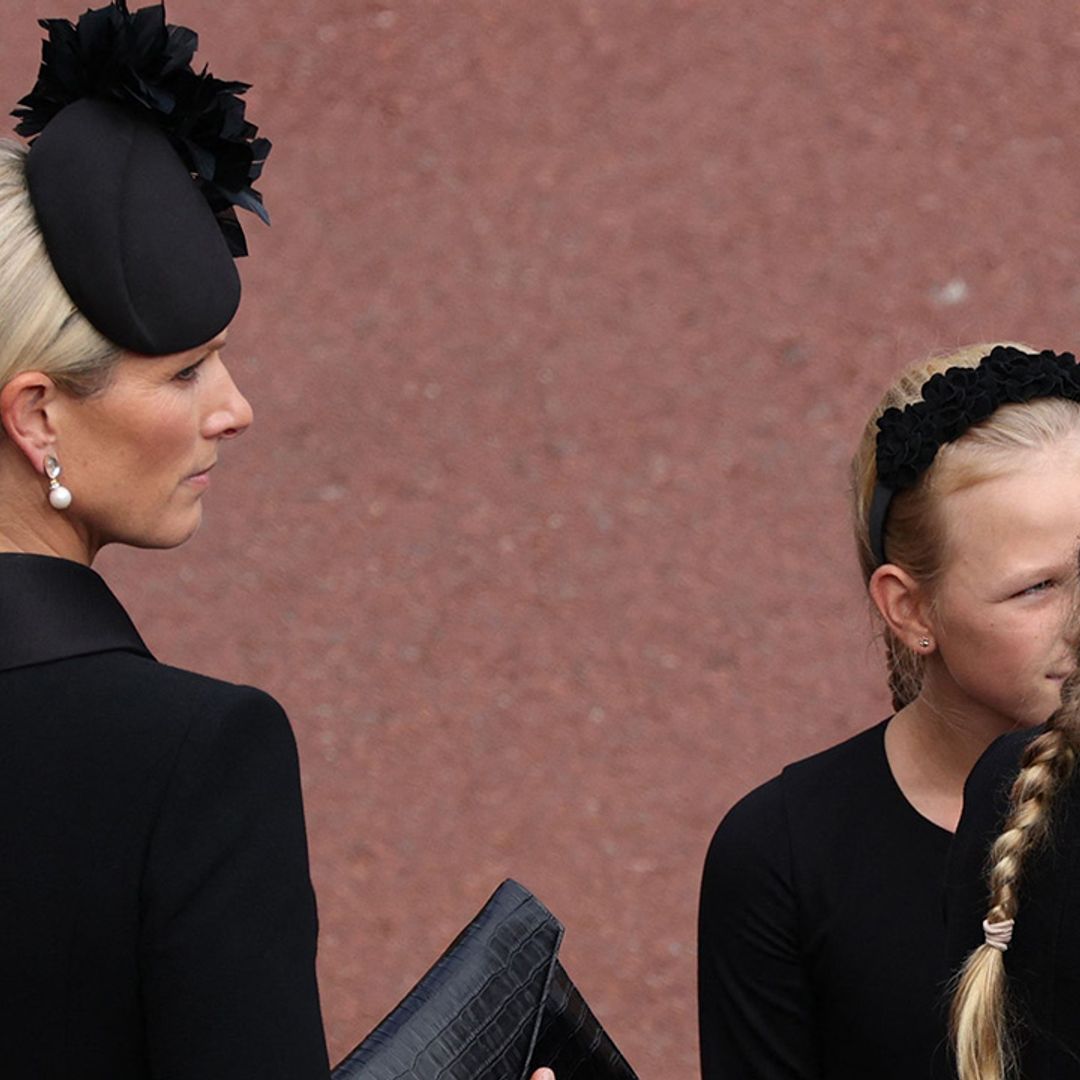 Young royal cousins have matching hairstyles at Queen's funeral - did you spot it?