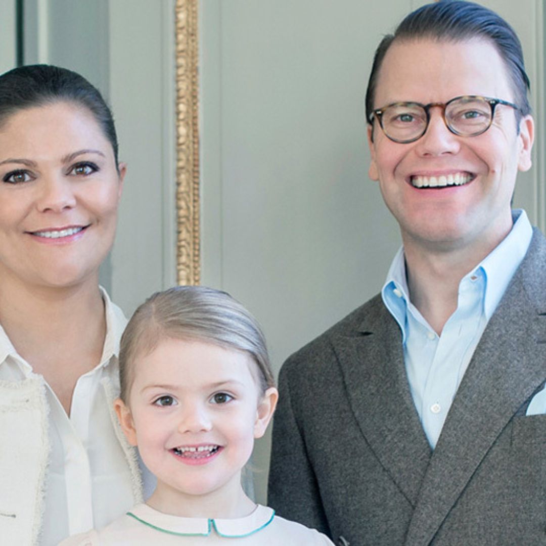 Crown Princess Victoria and Prince Daniel's daughter is a little rocker at the KISS concert