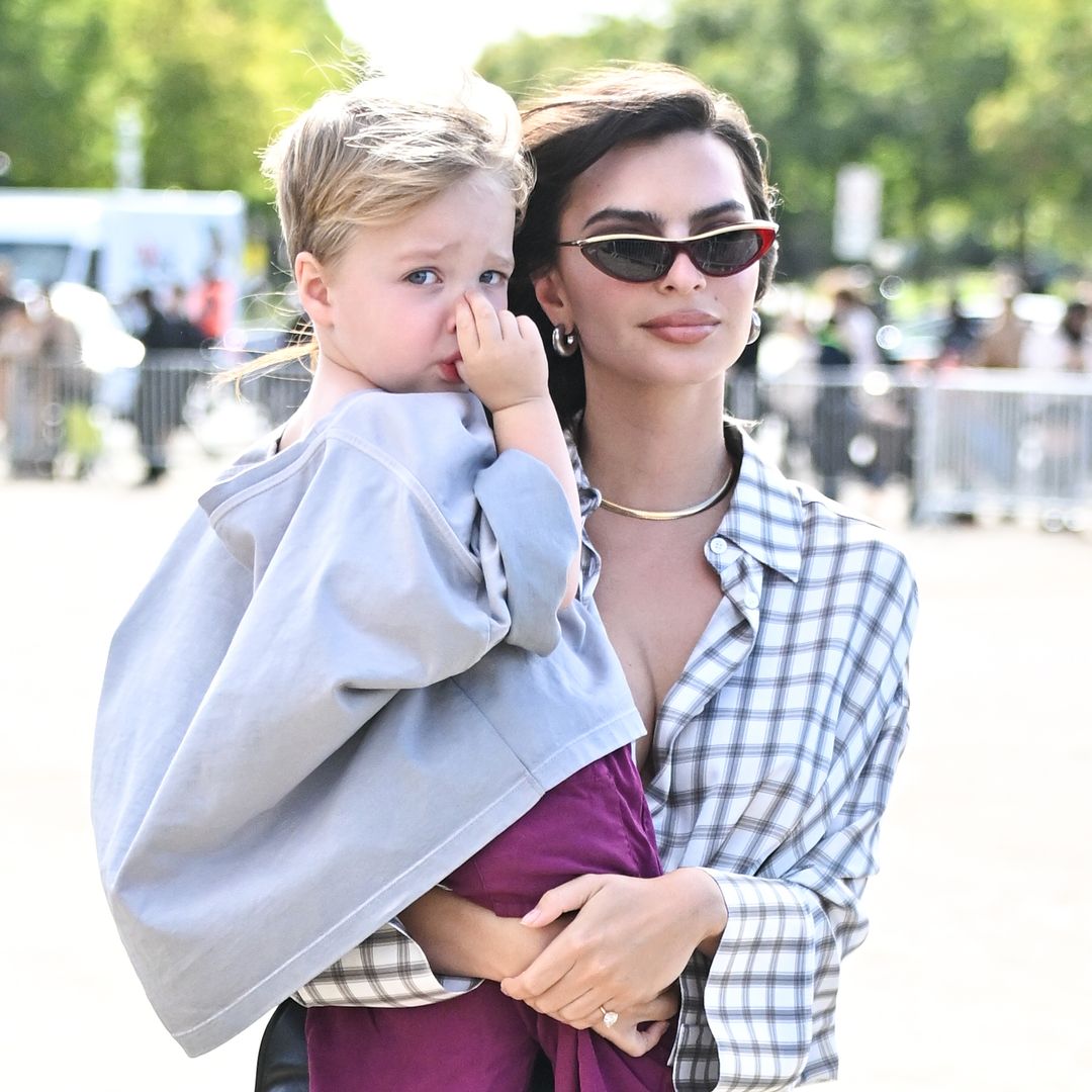 Emily Ratajkowski's son makes his Paris Fashion Week debut at Loewe