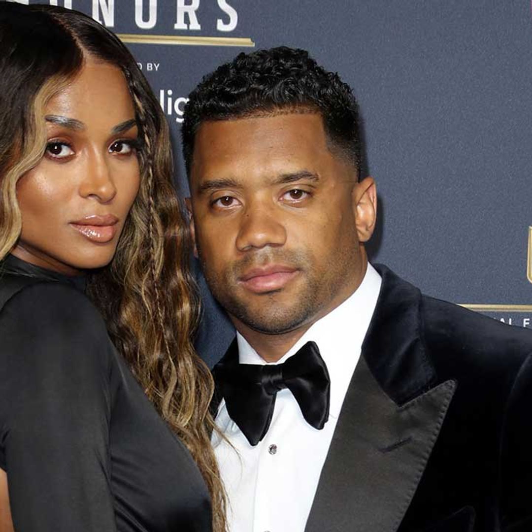 Ciara puts on very leggy display in jaw-dropping dress alongside husband Russell Wilson