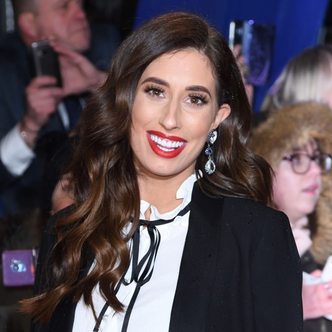 Stacey Solomon shares the behind-the-scenes drama of baby Rex's first football match