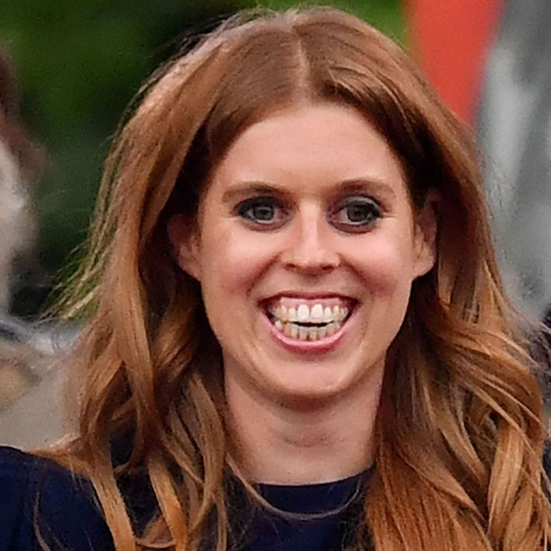 Princess Beatrice is a dream in low-key denim jacket and statement headband