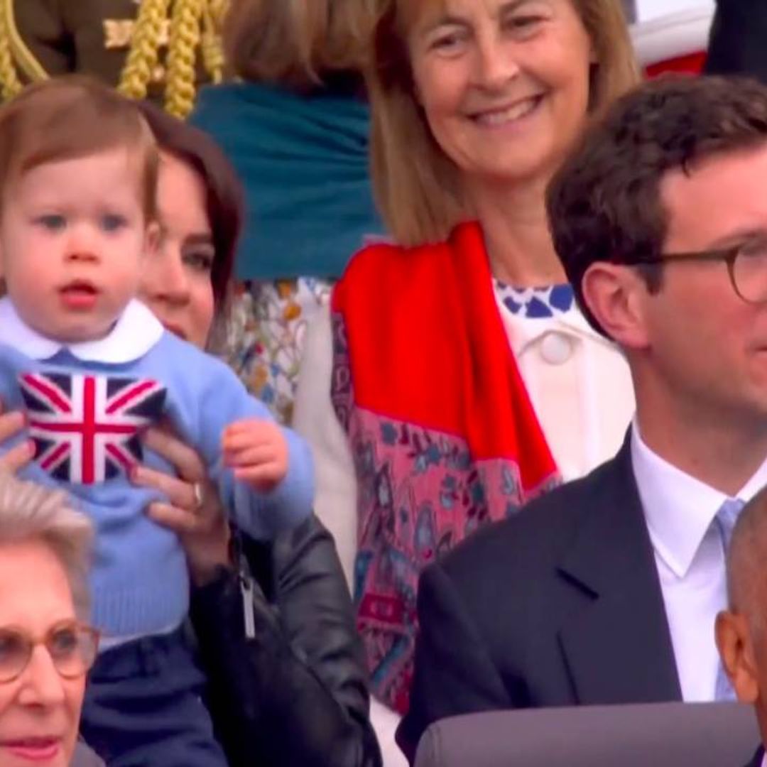 Princess Eugenie's baby August is her double in rare appearance at the Queen's Jubilee Pageant