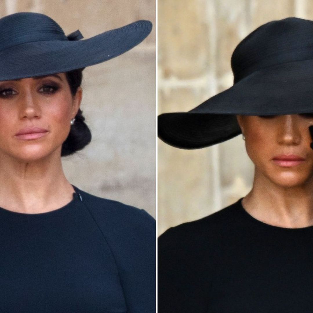 Duchess of Sussex wipes away tears in emotional moment at Queen's funeral