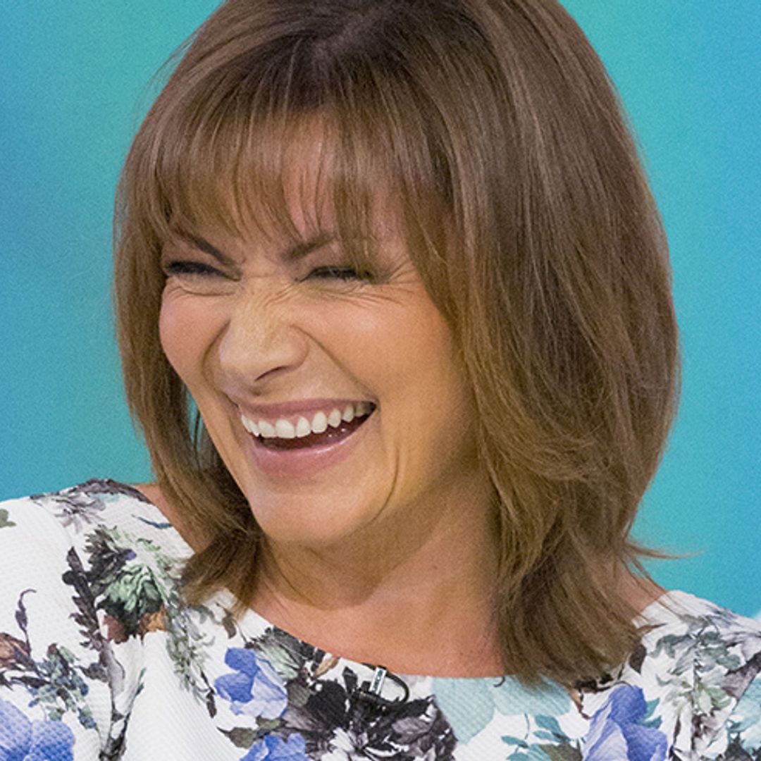 Lorraine Kelly wears the most stylish baby blue jumper we have ever seen - and it's from the high street