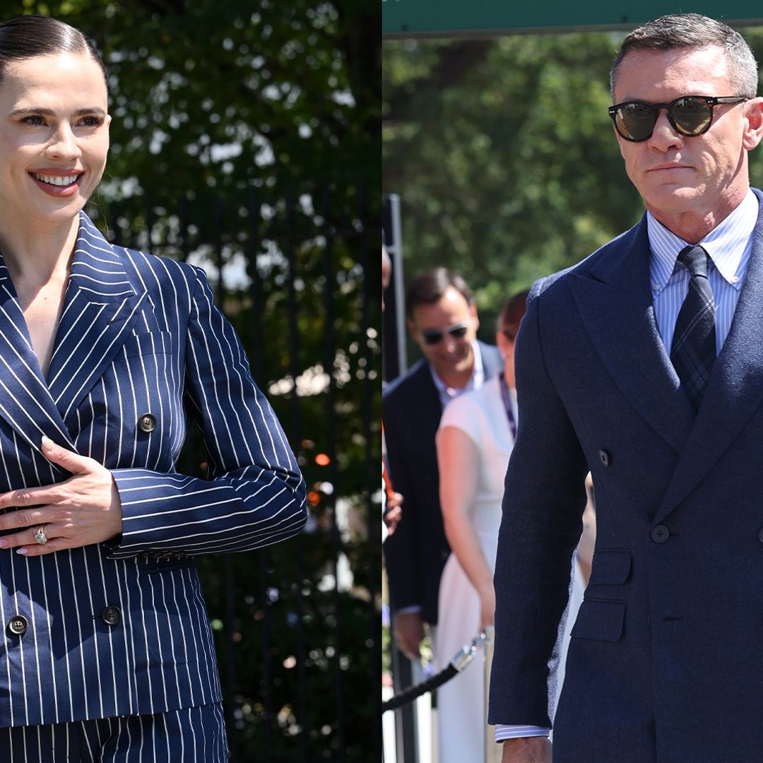 Hayley Atwell turns heads as stars start to arrive at Wimbledon on Day 13