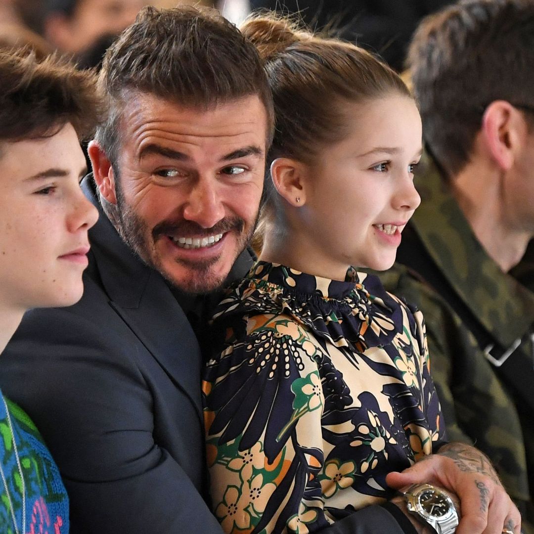 A look at David Beckham's viral father-daughter moments with Harper - and his responses
