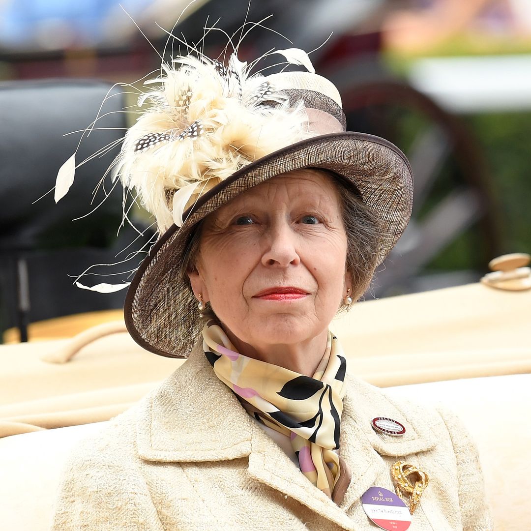 Princess Anne looks ultra glamorous in embroidered dress and her favourite jewels