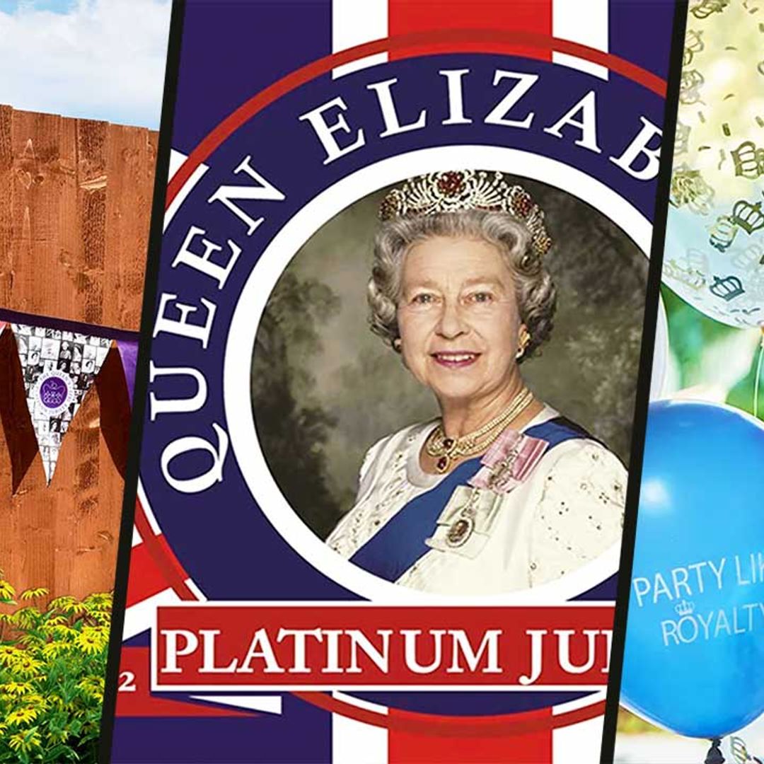 Jubilee party decorations & essentials: Balloons, banners, flags & more