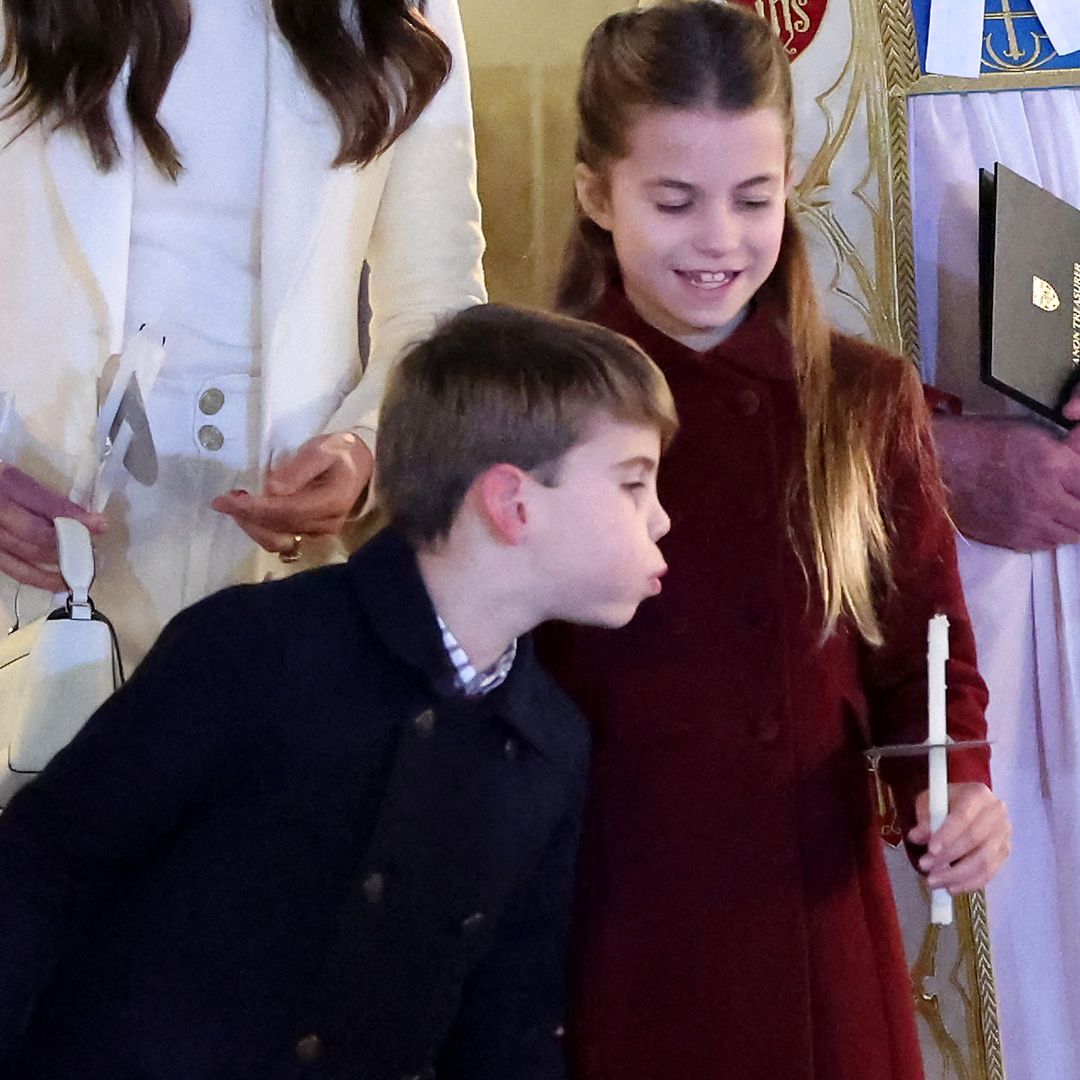 Cheeky royal children at Christmas! Prince Louis, Mia Tindall and more