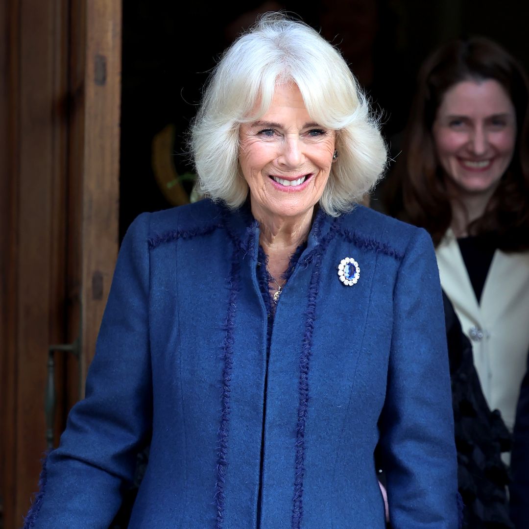 Queen Camilla jokes that grandson is a 'handful' during Isle of Man visit