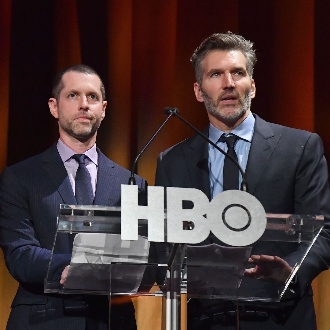 Executive Creators and Producers of "Game of Thrones", D.B Weiss and David Benioff speak onstage during the "Game Of Thrones" Season 8 NY Premiere on April 3, 2019 in New York City