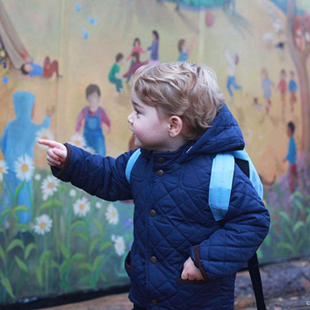 Prince George's first day of nursery – what was inside his backpack?