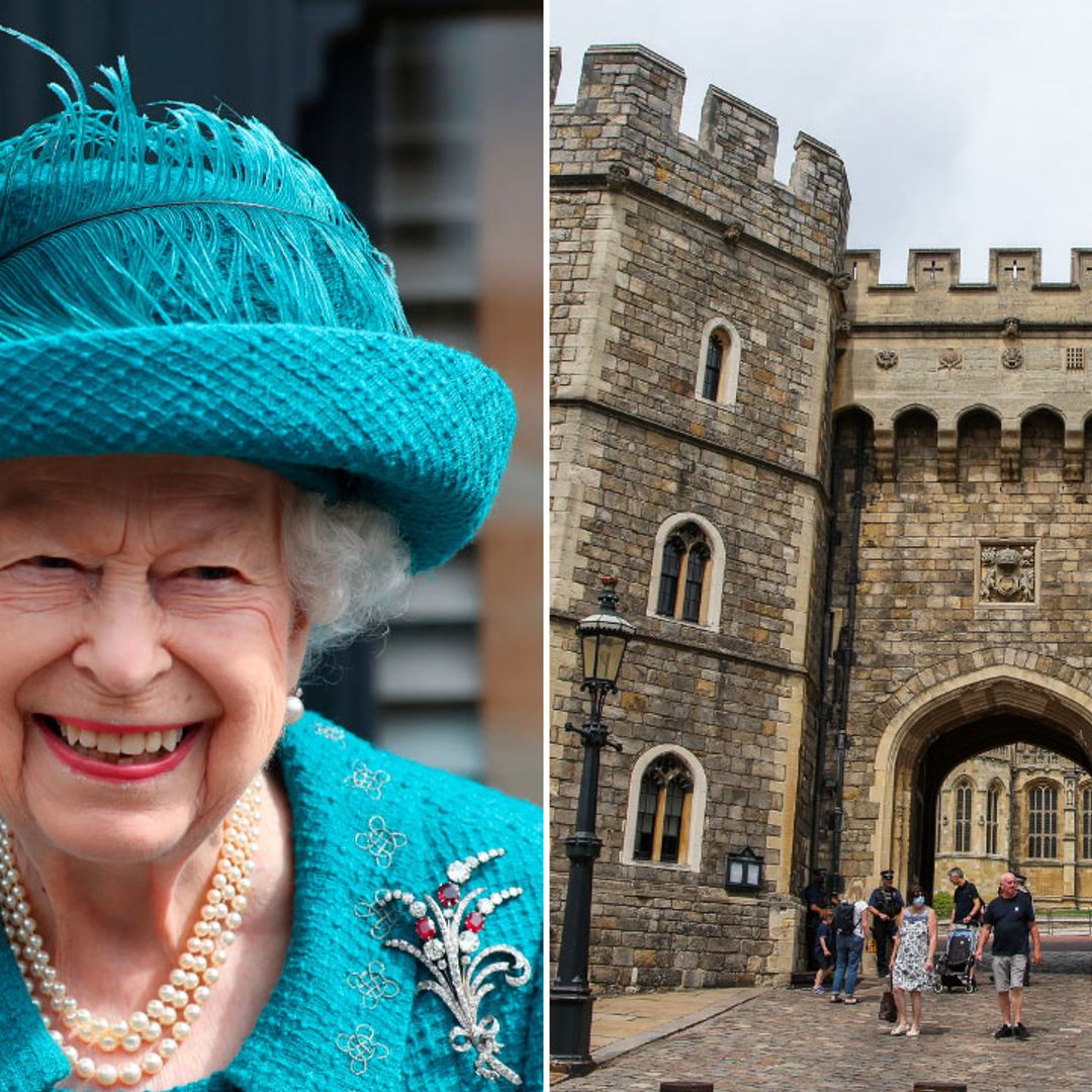 Queen's home Windsor Castle attracts hundreds of visitors for special reason