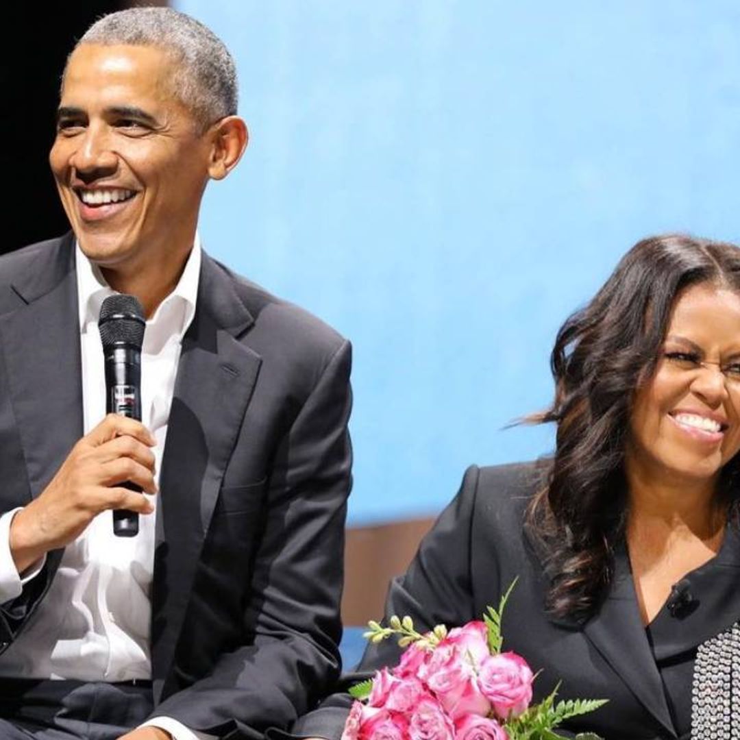 Michelle Obama pays heartfelt tribute to Barack with never-before-seen photos
