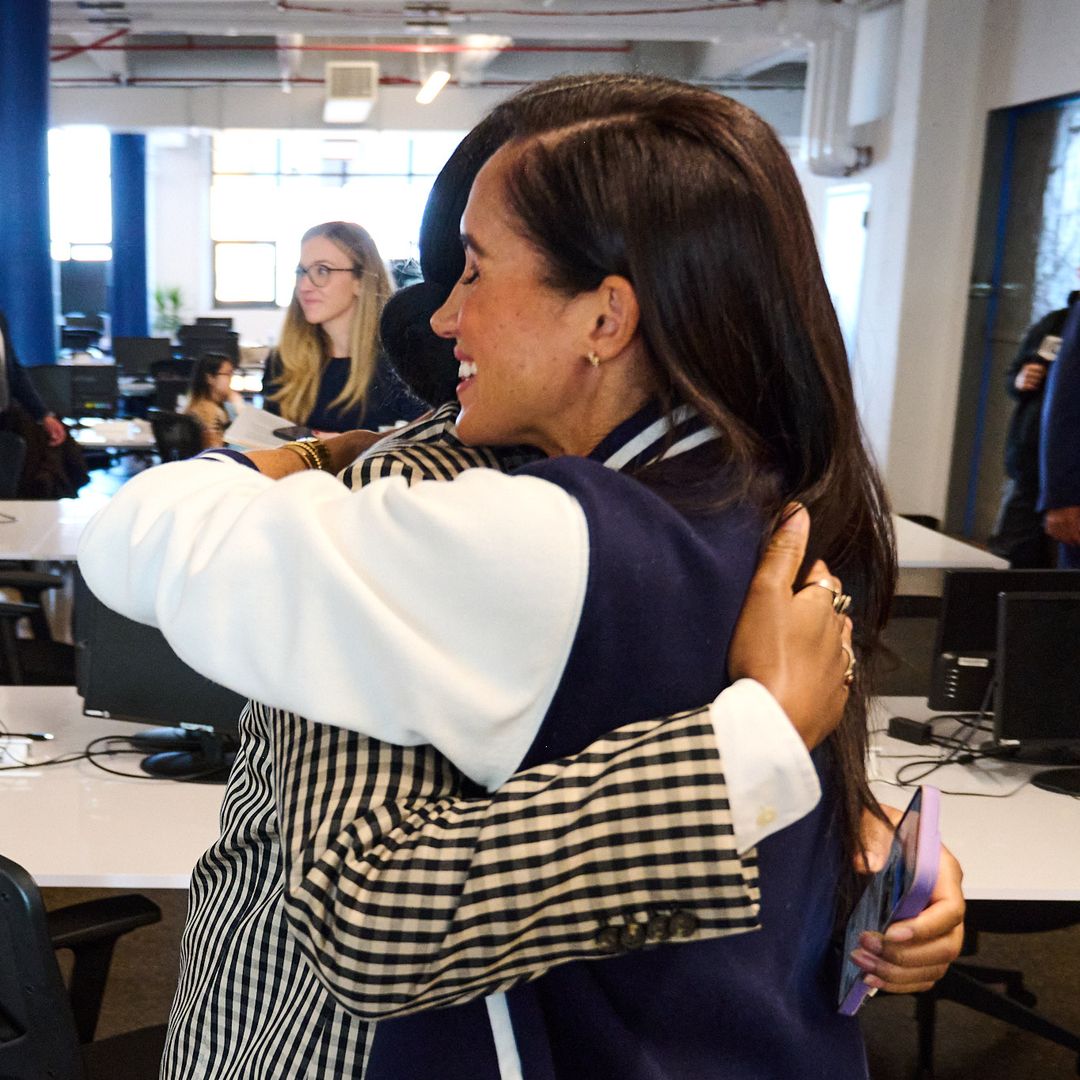 The special reason Meghan Markle wore a letterman jacket for surprise visit to  Brooklyn school