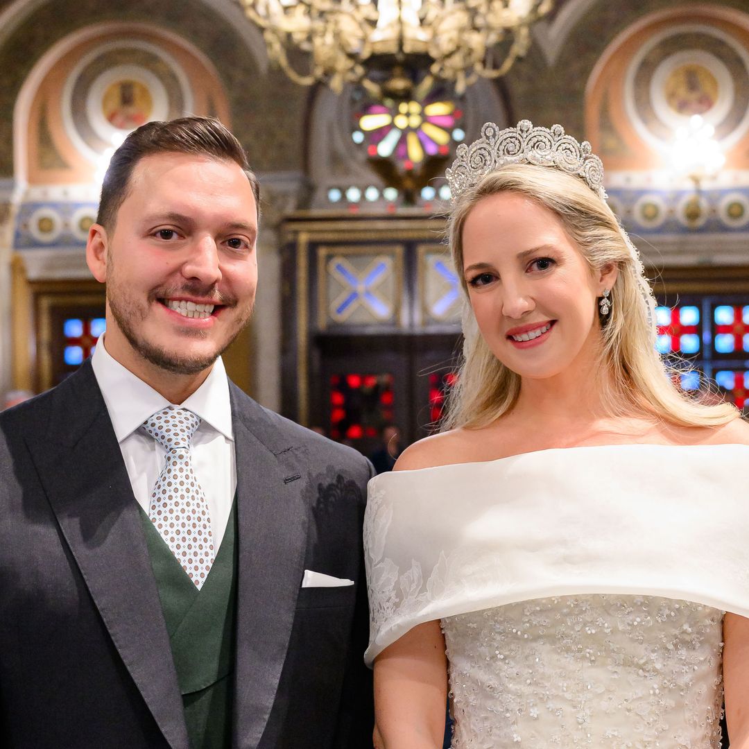 Princess Theodora and Matthew Kumar look so in love in official wedding photos