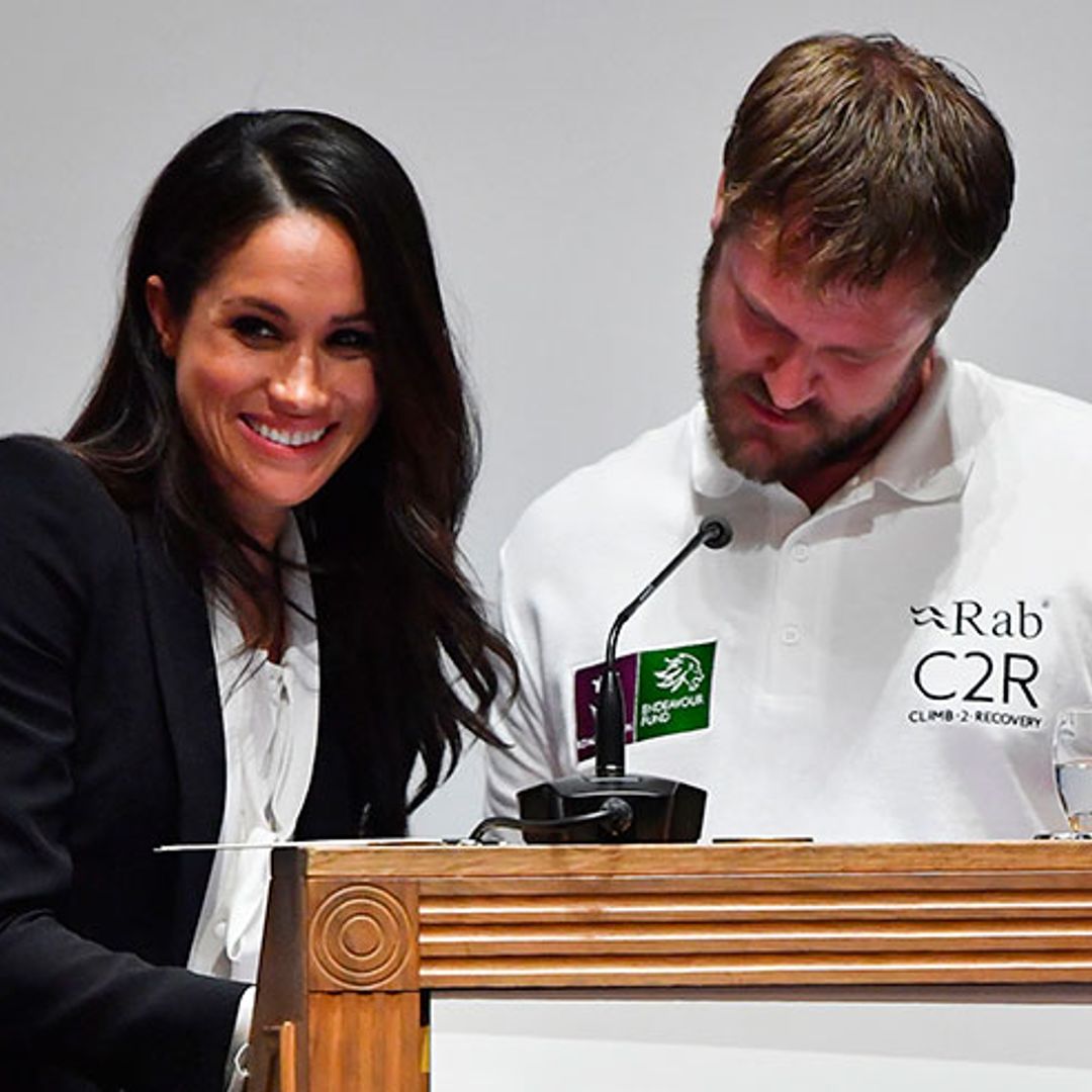 Royal body language expert decodes Meghan Markle's first public speaking engagement