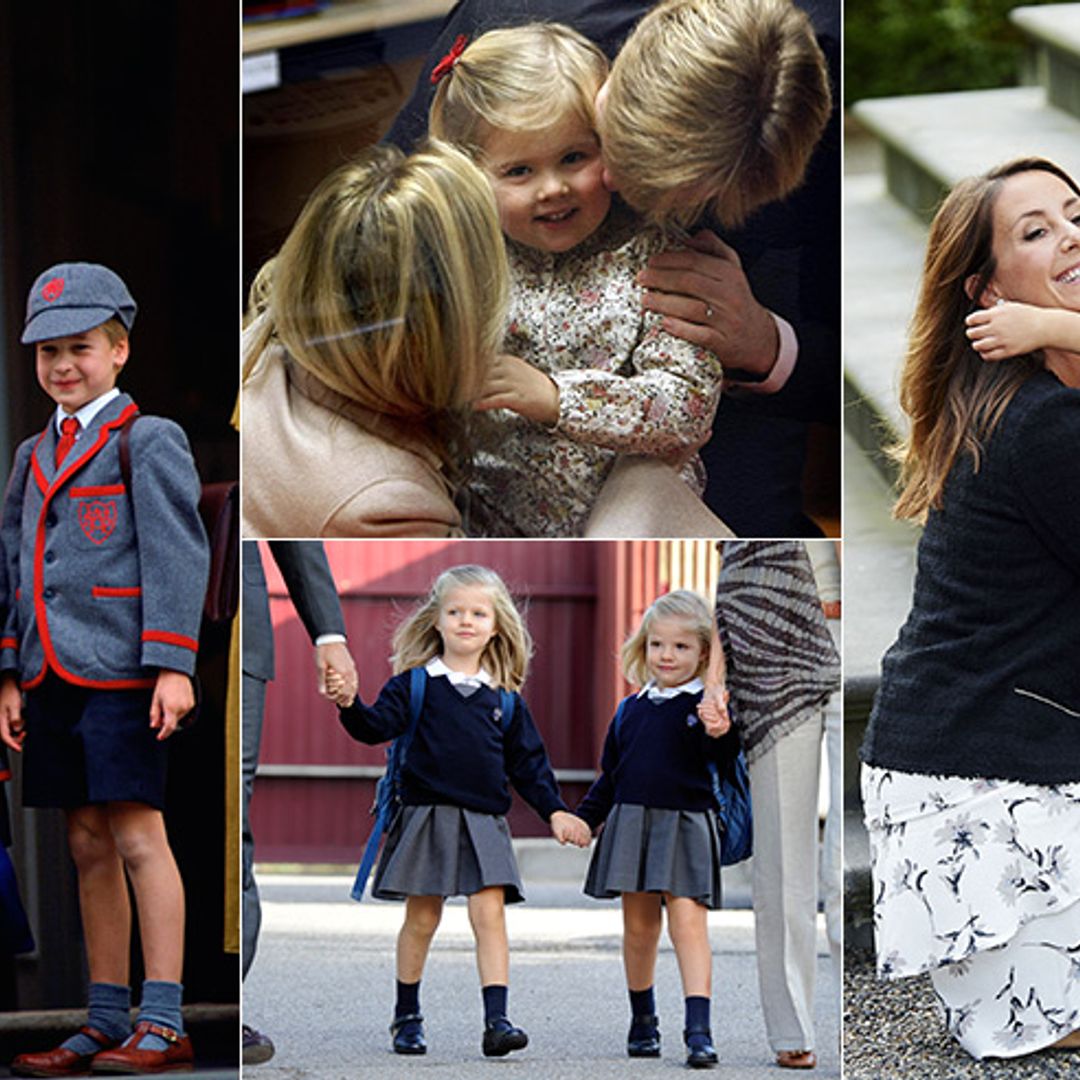 In photos: A look at Princess Charlotte, Prince George and other royals on their first day of school