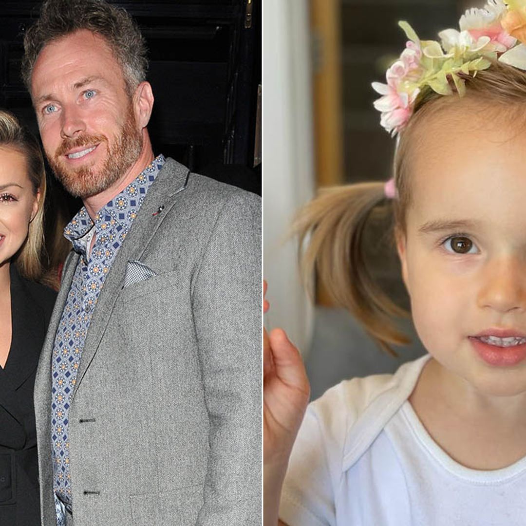 Exclusive: James and Ola Jordan's emotional farewell with grandparents and toddler Ella – watch video