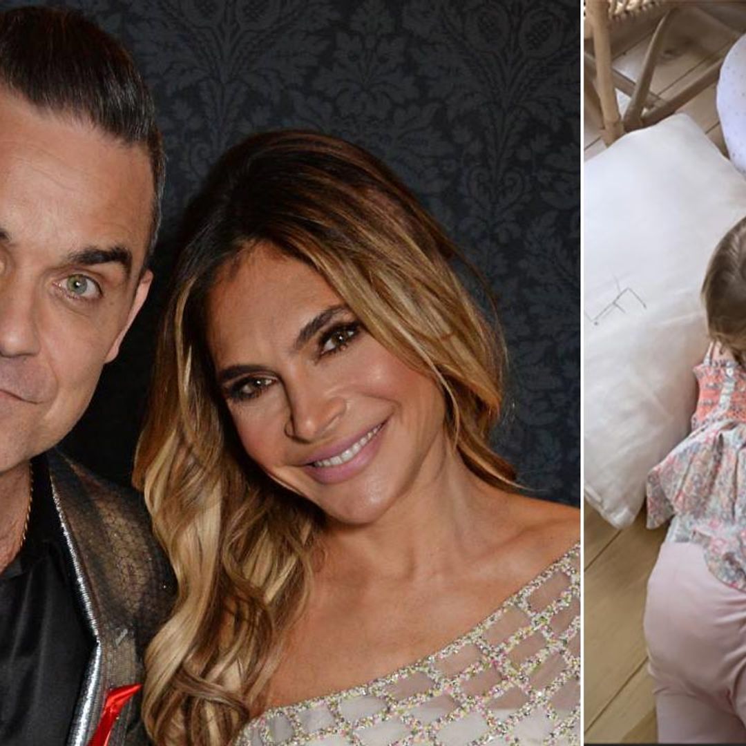 Robbie Williams' wife Ayda Field shares a peek inside their children's epic den