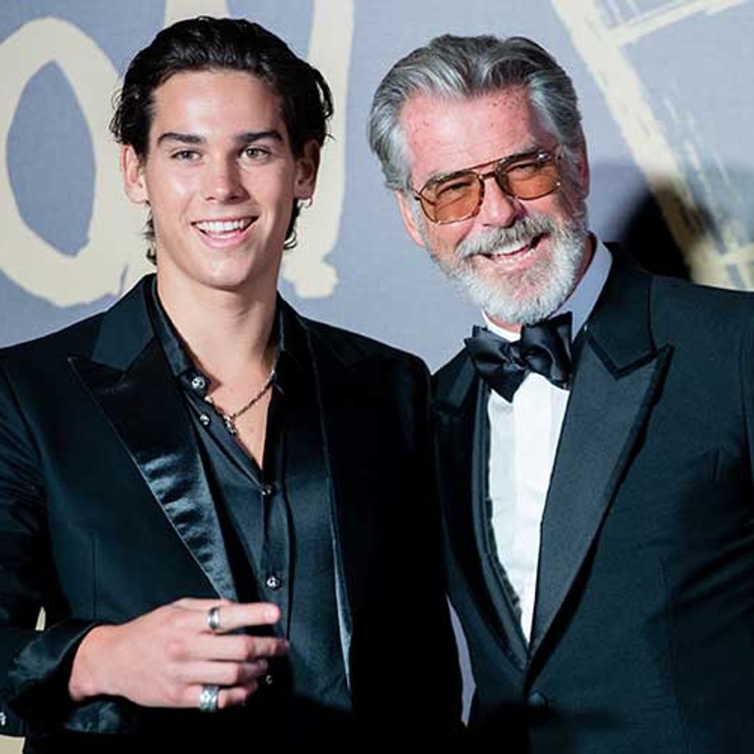 Pierce Brosnan's lookalike son Paris steps out with his girlfriend Alex Lee-Aillon for loved up date