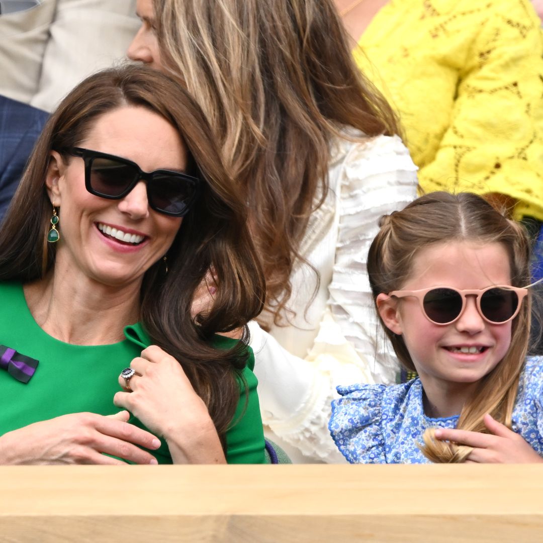 Watch: Princess Charlotte mirrors Princess Kate's hair twirl in the sweetest clip
