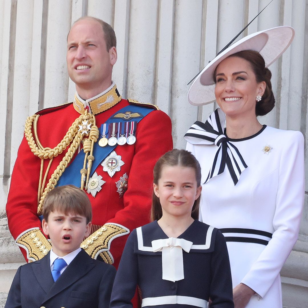 Prince William and Princess Kate share ultimate look of love on Buckingham Palace balcony