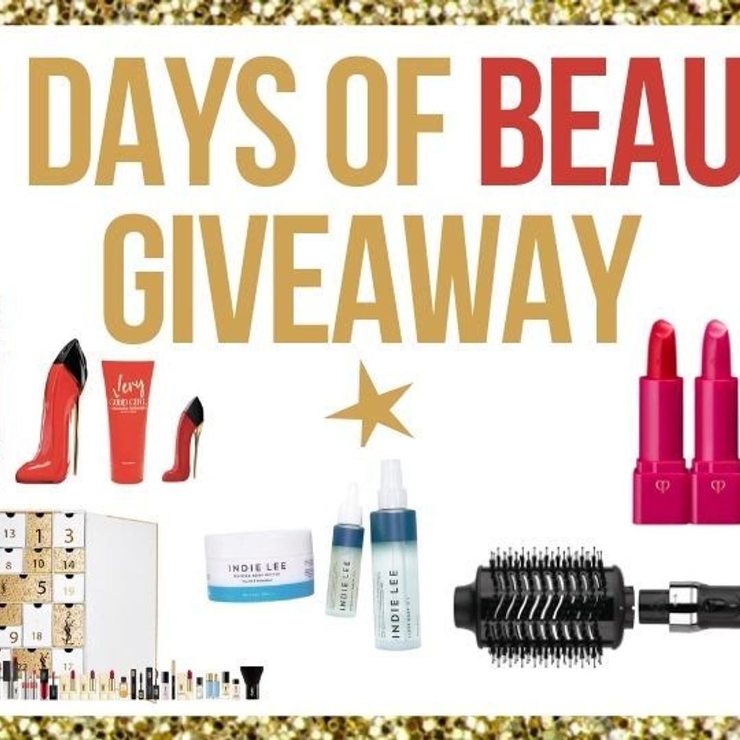 12 Days of Beauty Giveaways with Carolina Herrera, Hot Tools, The Detox Market and more!