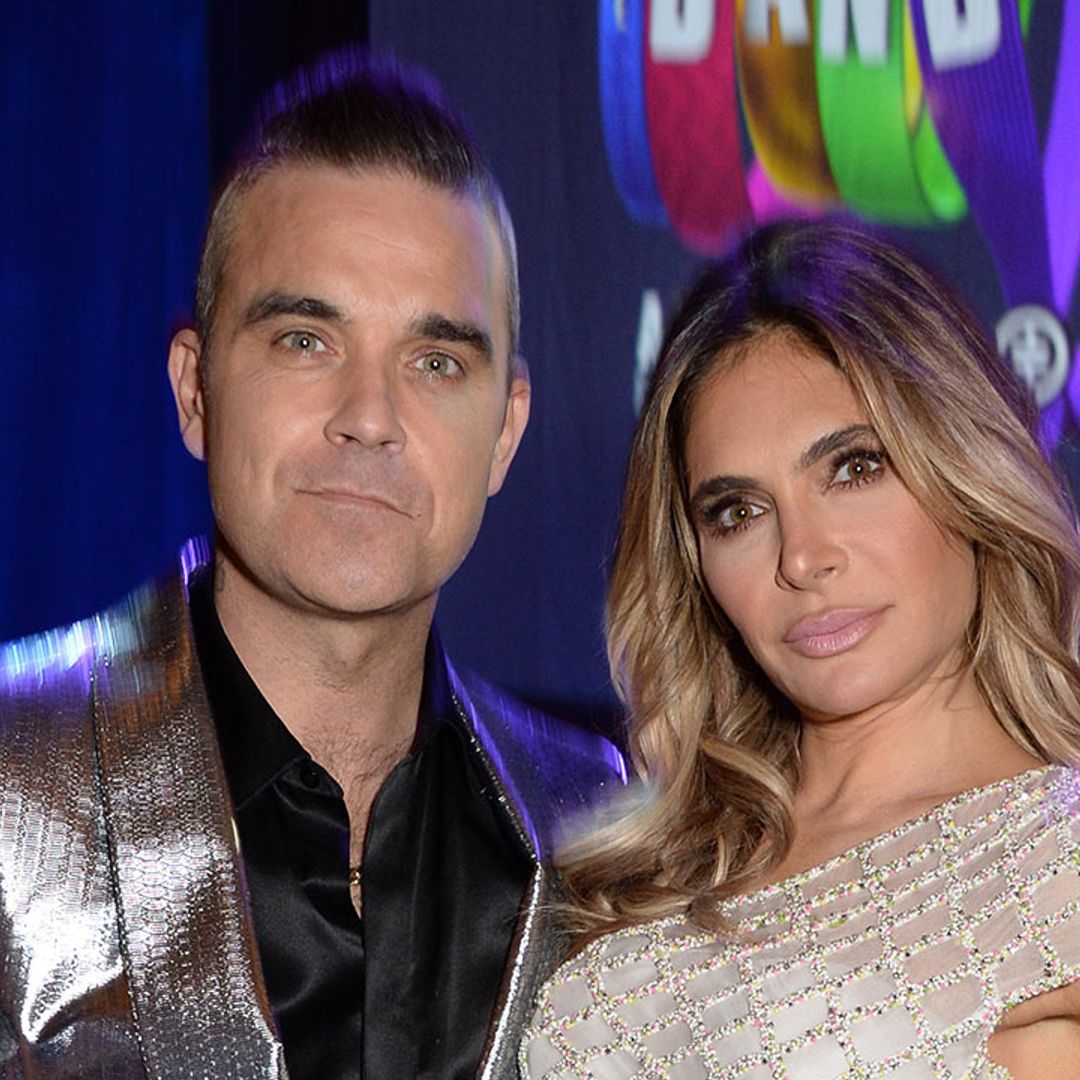 Watch Robbie Williams' incredibly romantic anniversary message to Ayda Field