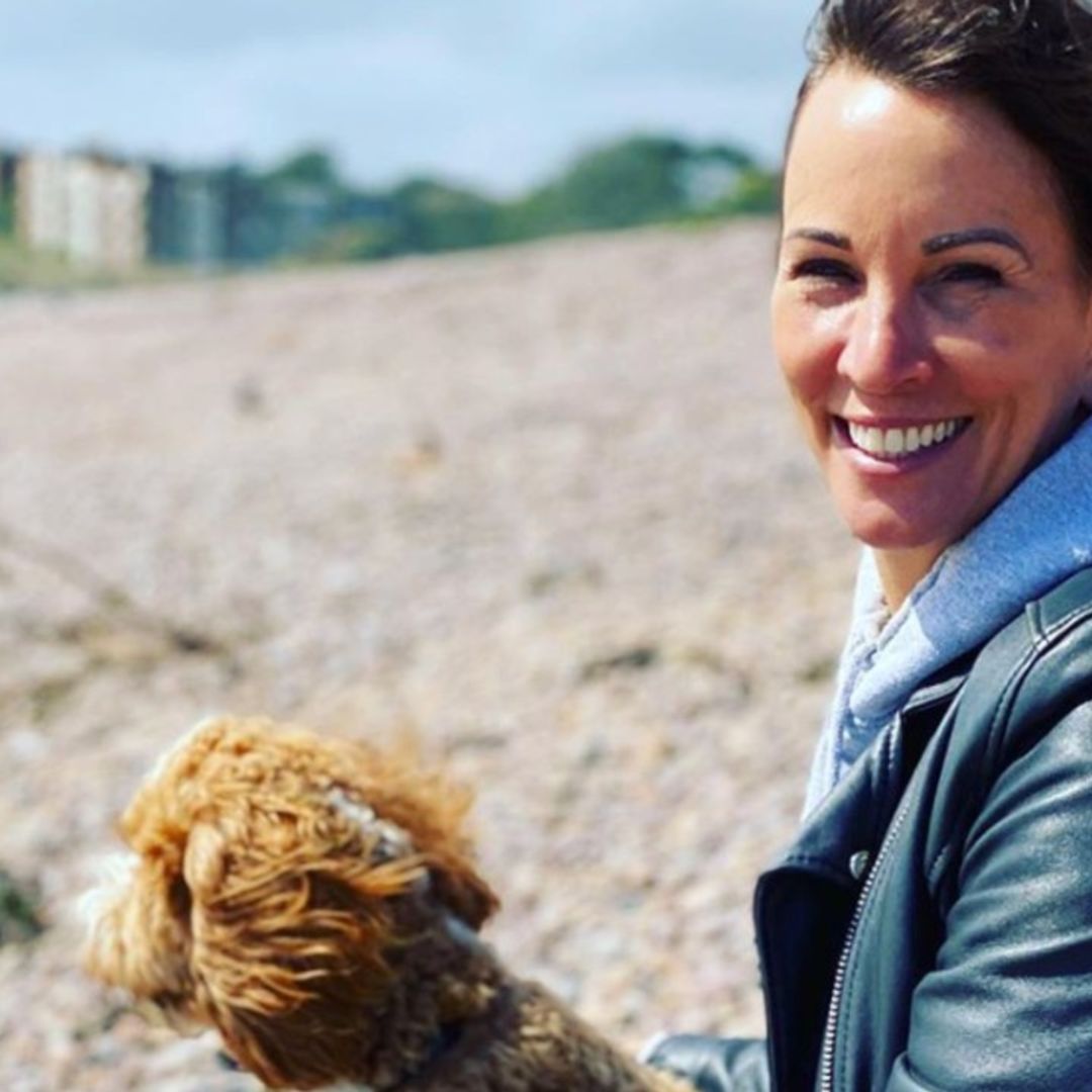 Andrea McLean celebrates dog Teddy's first birthday with adorable video
