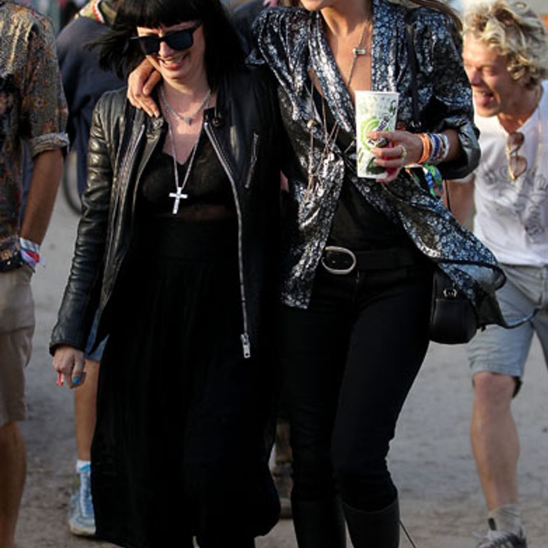 Prince Harry and Cressida Bonas party at Glastonbury
