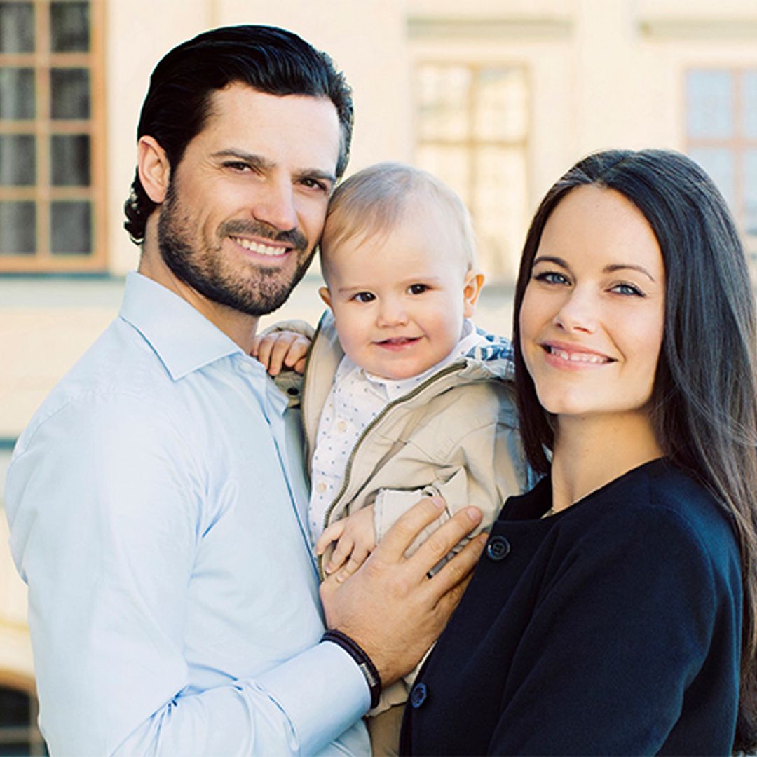 Prince Alexander of Sweden shows off adorable front teeth in 1st birthday portraits