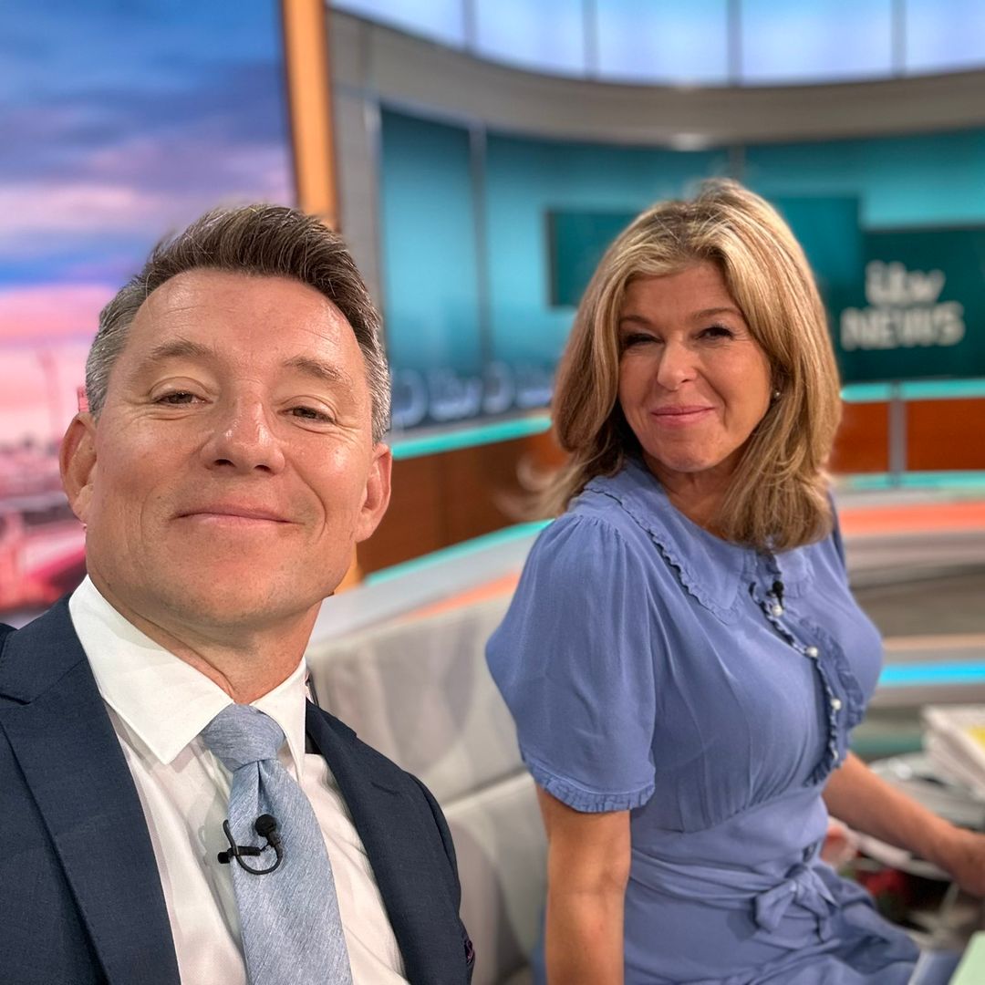 Kate Garraway reacts to Ben Shephard's This Morning 'fight' reports - watch
