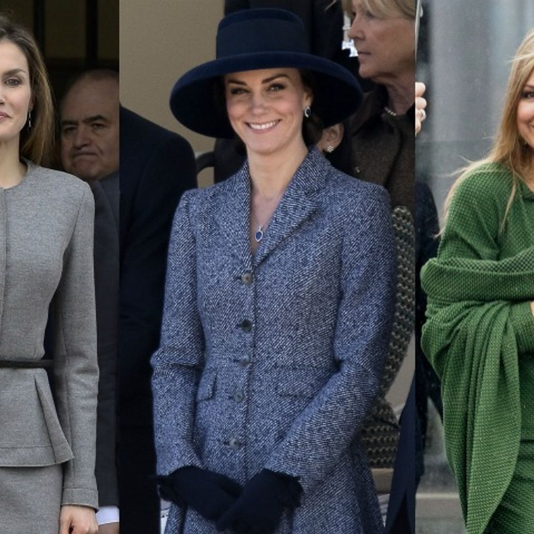 Kate Middleton, Queen Maxima, Queen Letizia and more of the best royal style of the month