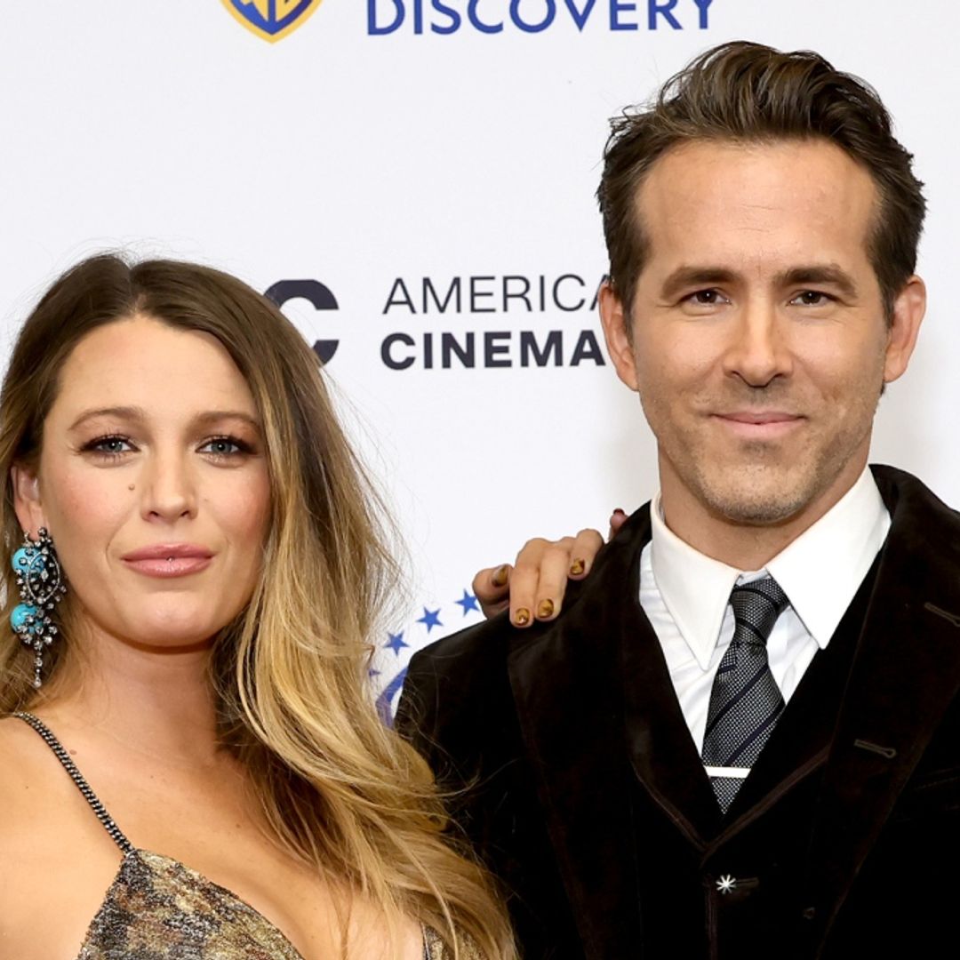 Ryan Reynolds and Blake Lively pose for pictures with newborn baby as family arrive in Wrexham