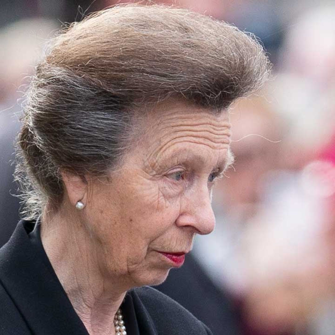 Princess Anne looks stoic in uniform for Queen's funeral