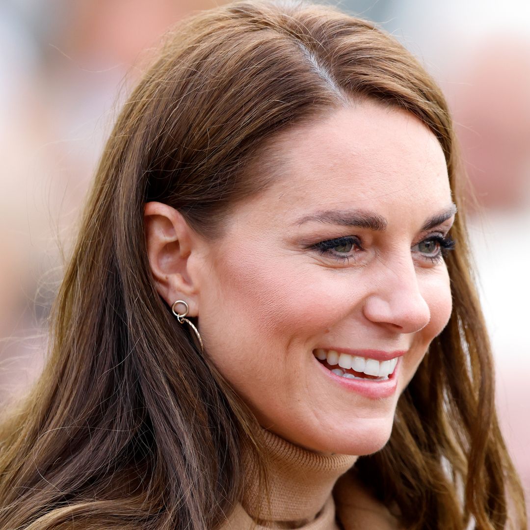 The Princess of Wales livens up sculpted Burberry coat