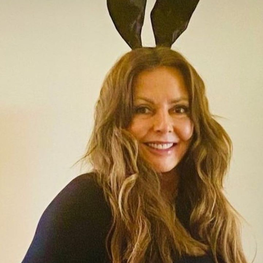 Carol Vorderman showcases toned abs in figure-hugging 'Gym Bunny' outfit