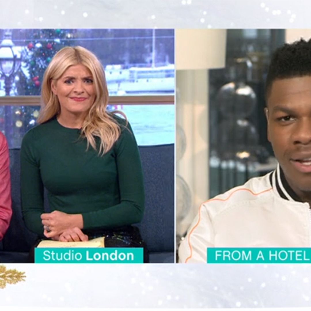Holly Willoughby told off by John Boyega after letting slip Star Wars spoiler