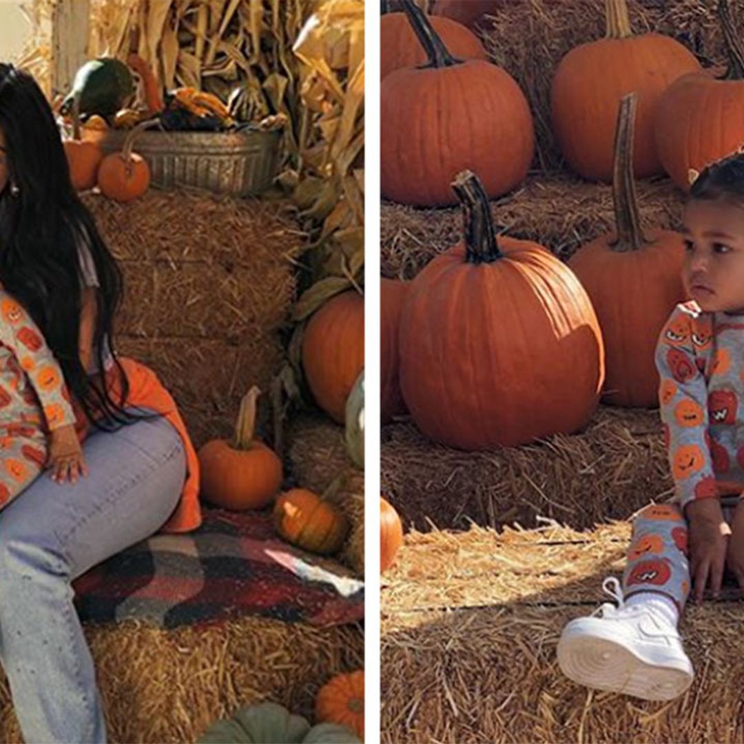 14 cutest pumpkin patch photos from celebrity parents: Kylie Jenner, Victoria Beckham, more