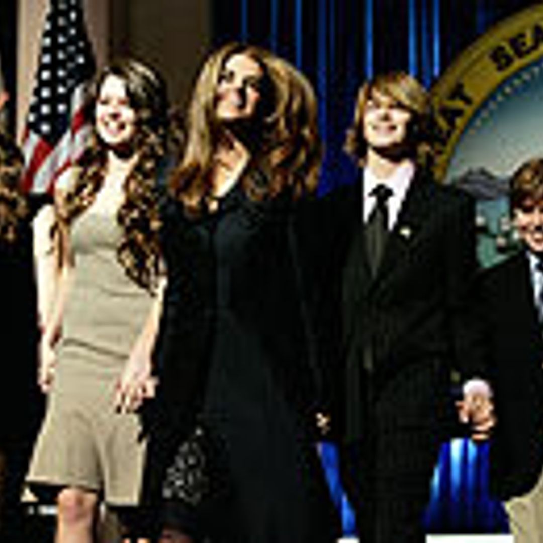 Family support for Arnie as he's sworn in for a second term