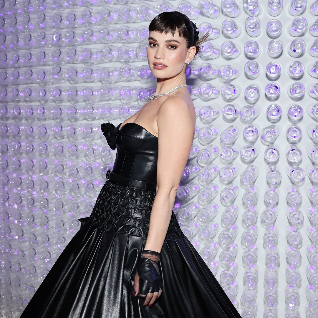Lily James found a unique way to honour Karl Lagerfeld at the 2023 Met Gala
