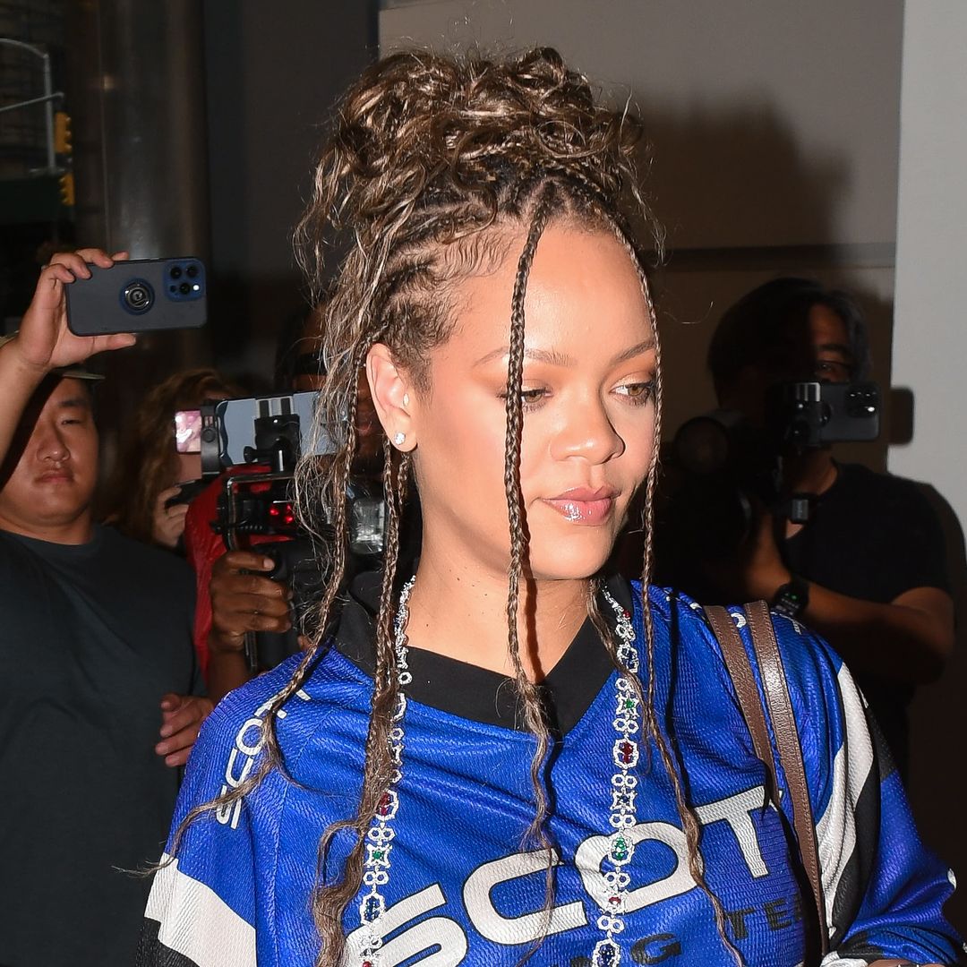 Rihanna takes 'boyfriend style' to a new level in A$AP Rocky's camo pants