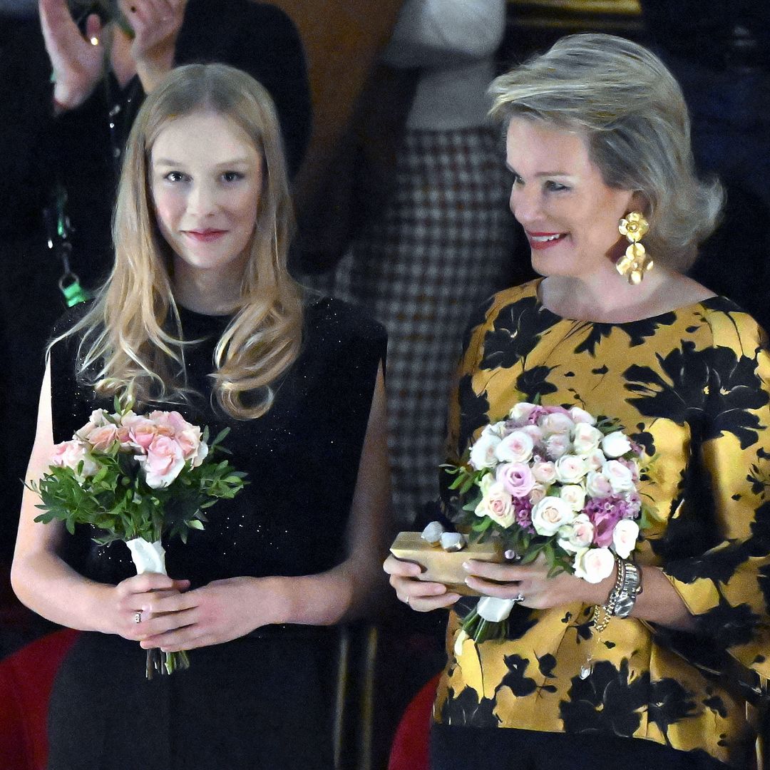 Queen Mathilde of Belgium and Princess Eleonore enjoy glittering mother-daughter date