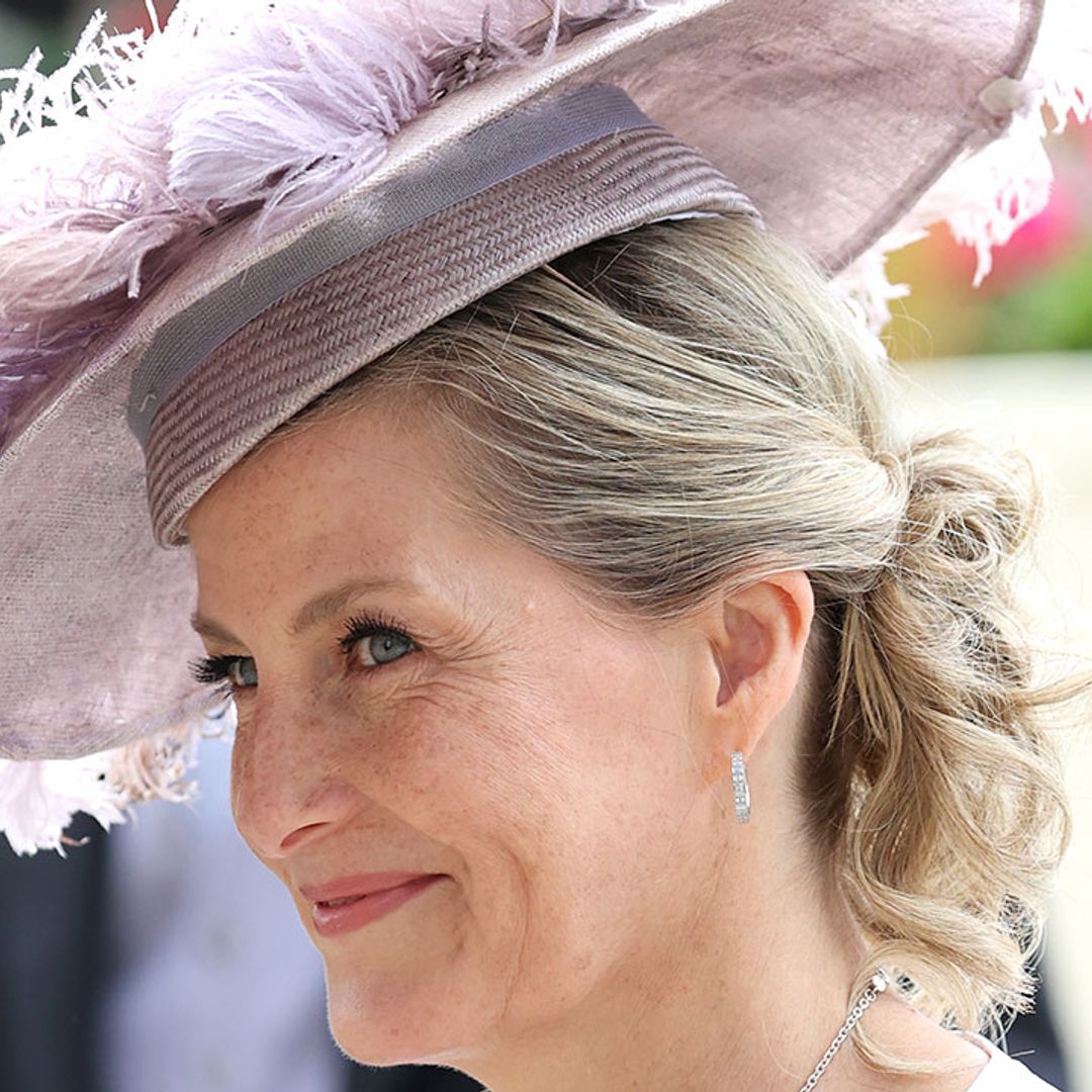 The Countess of Wessex rocks florals and feathers at Royal Ascot day two