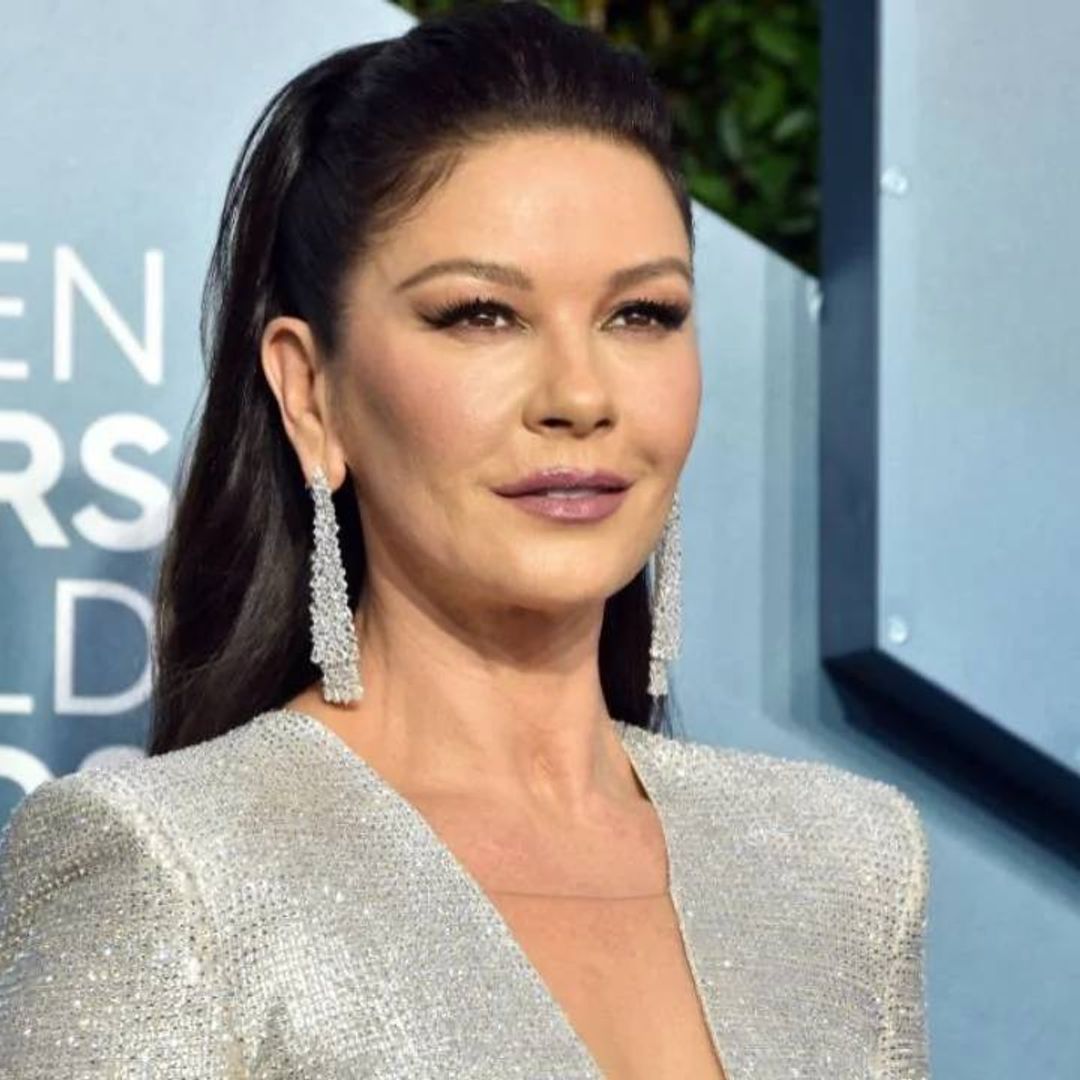 Catherine Zeta-Jones shows off her sporty side in a mini skirt you need to see