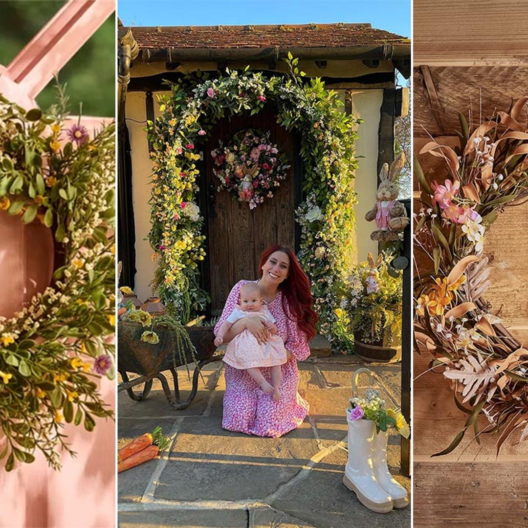13 pretty spring wreaths and door decorations inspired by Stacey Solomon